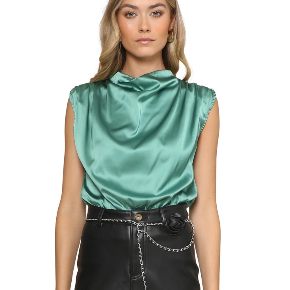 NWT Ro & De Sea Foam Green Bodysuit